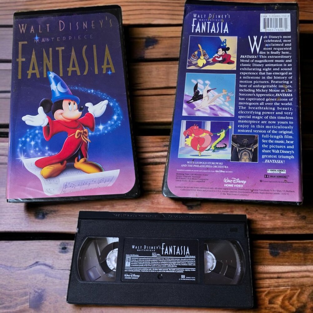 Disney FANTASIA Masterpiece Edition VHS